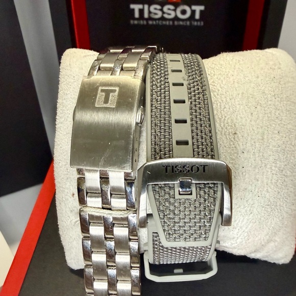 Tissot Seastar Chronograph Date Designer Dive Mens Watch - Picture 7 of 7